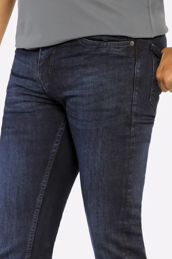 Blue Modern Slim Fit Jeans - Image 2