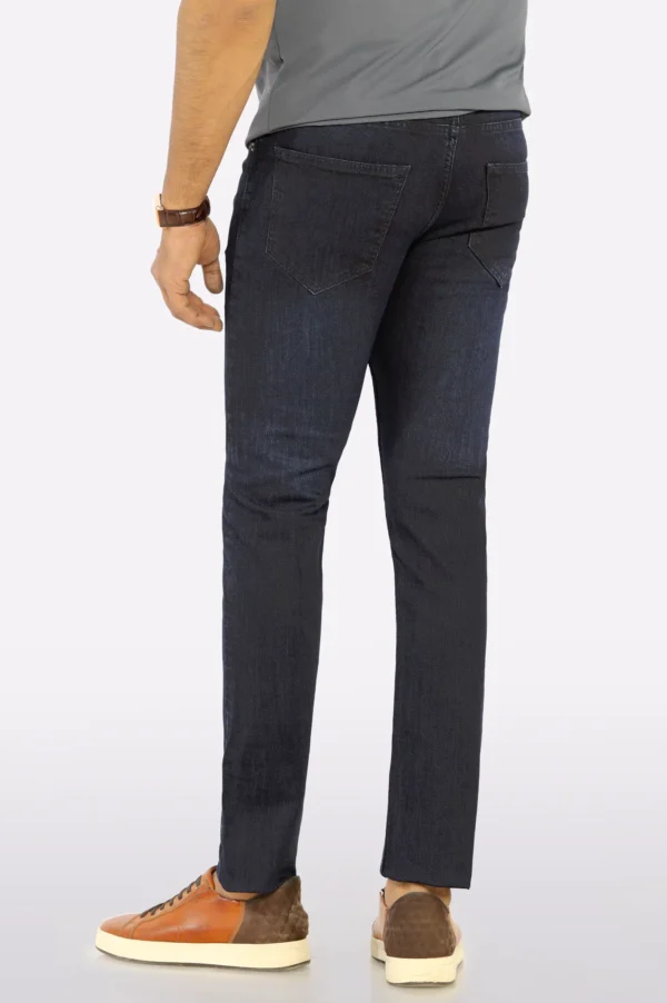 Blue Modern Slim Fit Jeans - Image 4