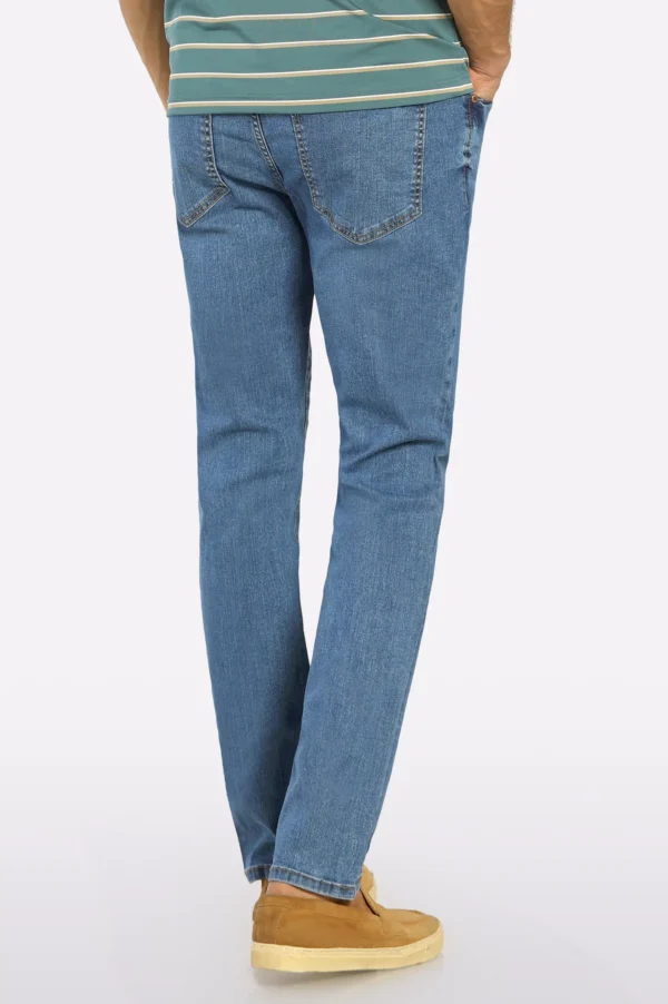 Medium Blue Modern Slim Fit Jeans - Image 4