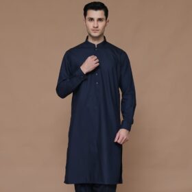 Poly Viscose Maluki Navy Blazer Slim Fit Suit